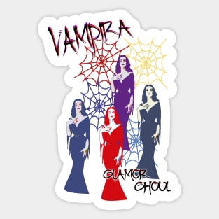 Vampira Glamor Ghoul Sticker